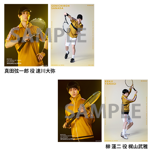 オリジナルブロマイド（ソロ）橘・六角・真田・柳・柳生・早乙女