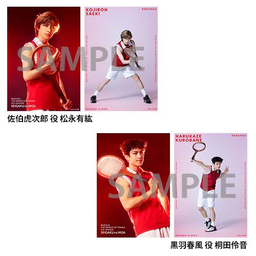 オリジナルブロマイド（ソロ）橘・六角・真田・柳・柳生・早乙女