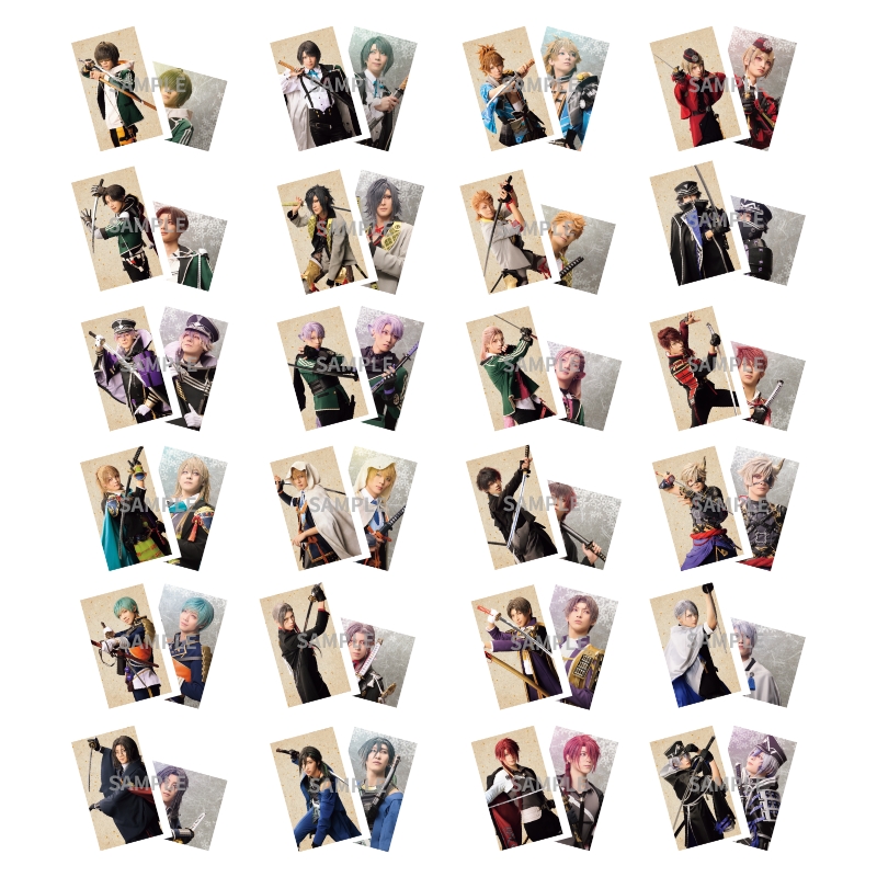 刀ミュ 松井江 乱舞博覧会 感謝札 カード ポストカード 受注生産】【十周年記念 乱舞博覧会】ポストカード2枚セット×48種